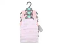 Baby Bunting Bilbi Print Singlet 3 Pack Pink/White 000 PNKWH offer