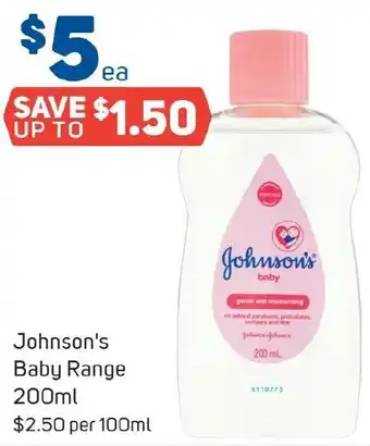 Foodland Johnson's Baby Range 200ml offer