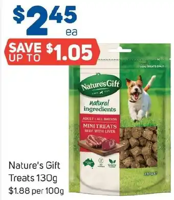 Foodland Nature's Gift Treats 130g offer
