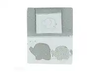 Baby Bunting Bubba Blue Petit Elephant Bassinet/Cradle Sheet Set offer
