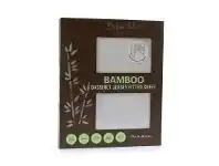 Baby Bunting Bubba Blue Bamboo Jersey Bassinet Fitted Sheet White offer
