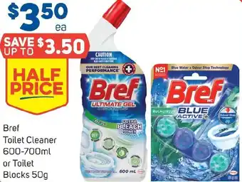 Foodland Bref Toilet Cleaner 600-700ml offer