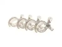 Baby Bunting Dream Baby Stroller Clips Silver Glitter 4 Pack offer