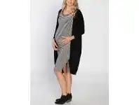 Angel Longline Cardigan Black XLarge/XXLarge