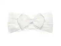 Baby Bunting 4Baby Grosgrain Bow Headband White Osfa offer