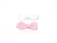 Baby Bunting 4Baby Grosgrain Small Bow Clips Pink/White offer