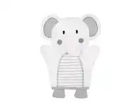 Baby Bunting 4Baby Hooded Towel & Wash Mitt Grey Elephant offer