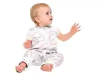 Baby Bunting Baby Studio Coolies 1.0 Tog Clouds Pink 12-24 Months offer