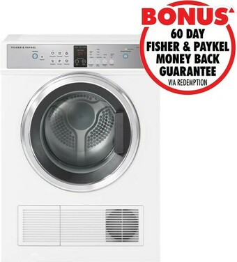 The Good Guys Fisher & Paykel 7kg Sensor Dryer offer