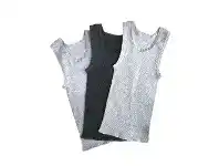 Baby Bunting 4Baby Cotton Singlet Grey Marle 3 Pack 000 GRM offer