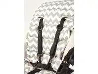 Baby Bunting Outlook Travel Comfy Cotton Pram Liner Grey Chevron offer