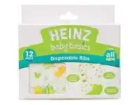 Baby Bunting Heinz Baby Basics Disposable Bibs 12 Pack offer