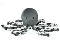 Nattou Lapidou Collection Octopus White/Grey