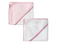 Baby Bunting The Little Linen Company Hooded Towel Meadow Bunnies 2 Pack offer