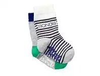 Baby Bunting Bonds Sock Stay On Crew Blue Size 0-1 2 Pack offer