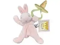 Baby Bunting Bunnies By The Bay Wee SIlly Buddy Soother Holder Bunny - Pink offer