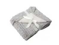 Baby Bunting Bilbi Millie Textured Pram Blanket Silver offer