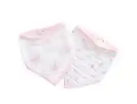Baby Bunting Aden Bandana Bibs Stars Pink Doll 2 Pack offer
