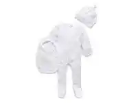 Purebaby 3 Piece Set Grey Leaf 000
