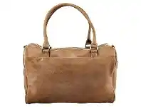 Baby Bunting Isoki Double Zip Satchel Nappy Bag - Latte offer
