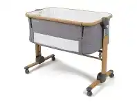 Baby Bunting By My Bedside Foldable Co-Sleeper Ash Grey offer