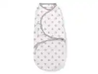 Baby Bunting SwaddleMe Swaddle 0.3 Tog Grey Star Small offer