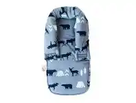 Baby Bunting Bambella Infant Head Support - Navy Bear offer