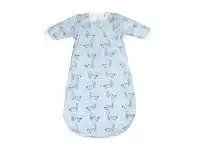 Baby Bunting Nest Design Organic Swaddle Sleeping Bag 1.0 Tog Orca Blue Small offer