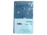 Baby Bunting 4Baby Flannel Cot Fitted Sheet Woof offer
