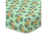 Baby Bunting Disney Mickey Doodle Zoo Cot Fitted Sheet offer