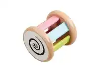 Baby Bunting ELC Wooden Jingle & Roll Rattle offer
