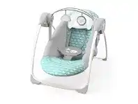 Ity by Ingenuity Swingity Swing Easy-Fold Portable Swing – Goji