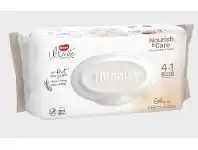 Huggies Baby Wipes - Nourish and Care - 64 Pack