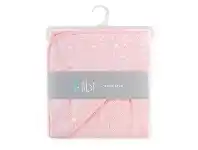 Baby Bunting Bilbi Jersey Hooded Towel Pink Floral offer