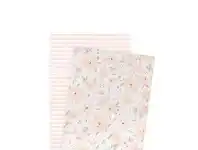 Baby Bunting Lolli Living Meadow Bass Fitted Sheet 2 Pack Blush offer