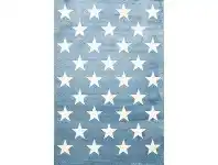 Piccolo Stars Turkish Made Kids Rug, 120x170cm, Blue