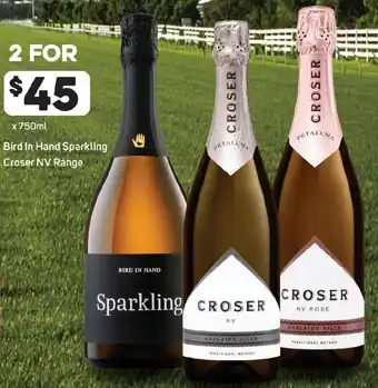 Foodland Bird In Hand Sparkling Croser NV Range 750ml offer