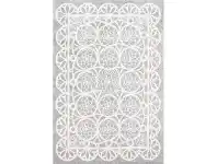 LivingStyles Piccolo Lace Turkish Made Kids Rug, 120x170cm, Grey offer
