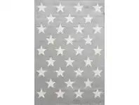 LivingStyles Piccolo Stars Turkish Made Kids Rug, 160x230cm, Grey offer