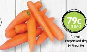 Spudshed Carrots Prepacked 1kg offer