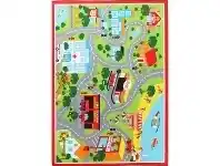 LivingStyles Beach Town Road Map Kids Rug, 150x100cm, Multi offer