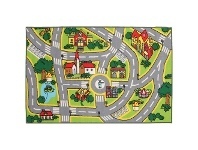 LivingStyles Town Centre Road Map Kids Rug, 133x200cm, Multi offer
