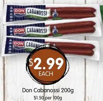 Spudshed Don Cabanossi 200g offer