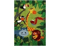 LivingStyles Nova Happy Jungle Kids Rug, 120x170cm offer