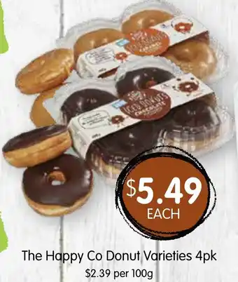 Spudshed The Happy Co Donut Varieties 4pk offer