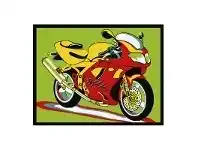LivingStyles Harper Motorcycle Kids Rug, 80x150cm offer