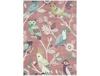 LivingStyles Nova Pastel Birds Kids Rug, 120x170cm offer