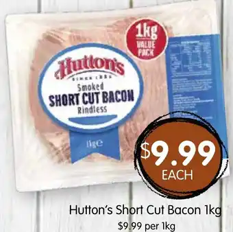 Spudshed Hutton's Short Cut Bacon 1kg offer