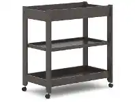 LivingStyles Boori Universal Wooden 3 Tier Change Table, Mocha offer