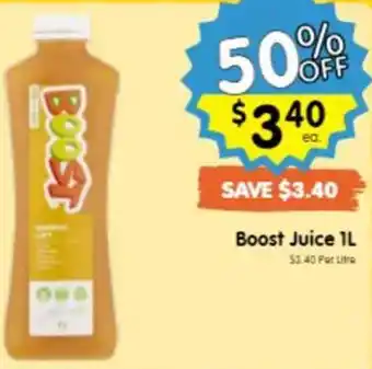 Spar Boost Juice 1L offer